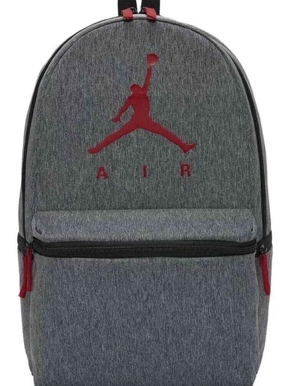 Nike Air Jordan Jumpman Logo One Size Backpack Carbon Heather/ Red